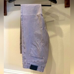Peter Millar Stone Gray Five Pocket Pants, Size 32